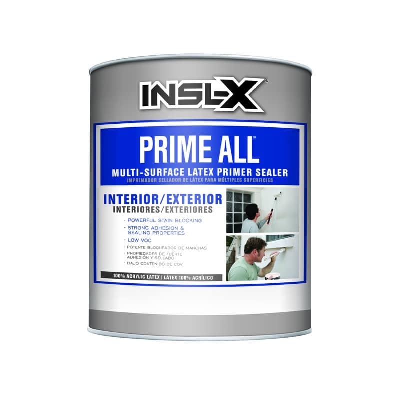 Insl-X Prime All White Flat Water-Based Acrylic Latex Primer 1 qt