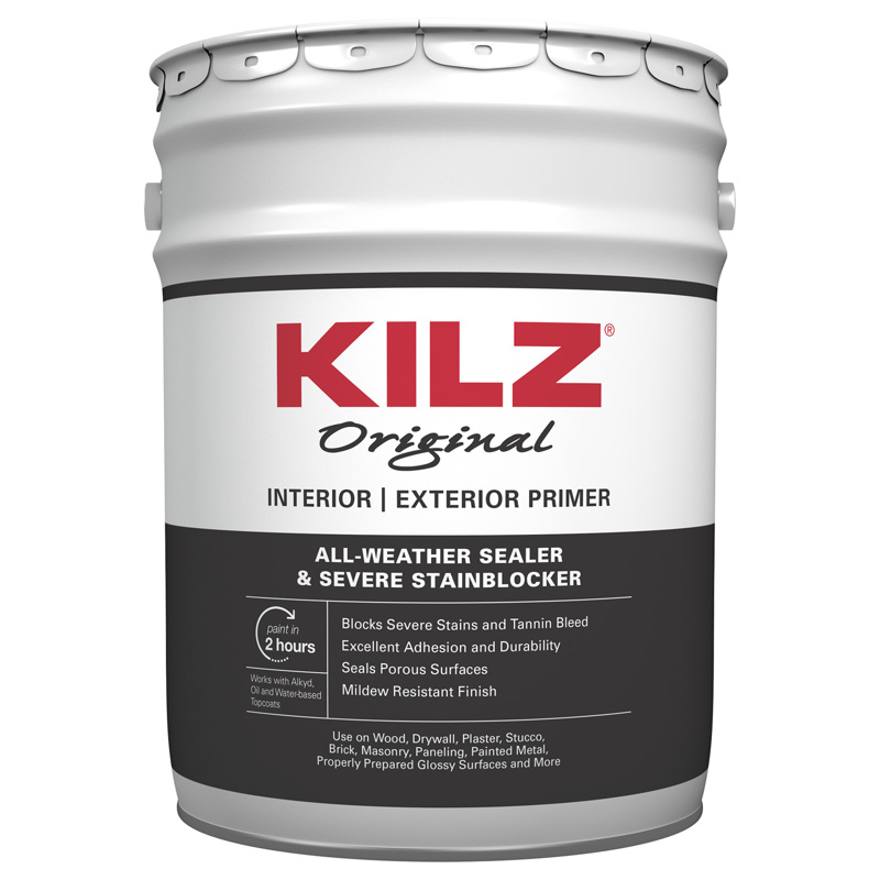 KILZ Original White Matte Oil-Based Alkyd Oil Primer 5 gal