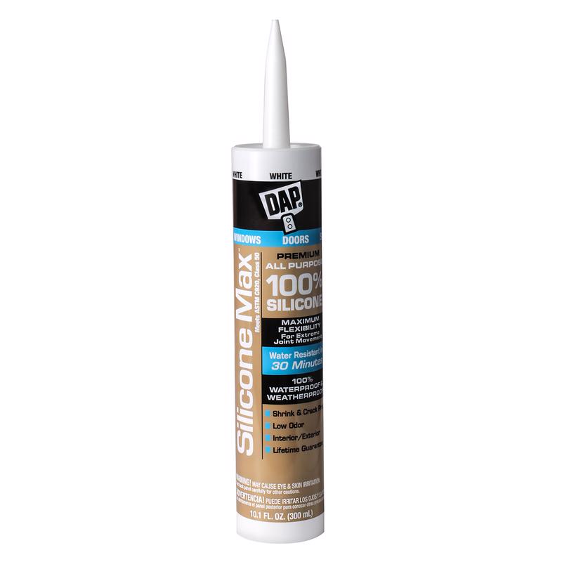 DAP Silicone Max White Silicone All Purpose Sealant 10.1 oz