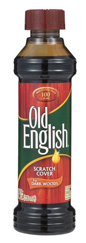 Old English No Scent Scratch Cover Polish Dark Wood 8 oz Liquid