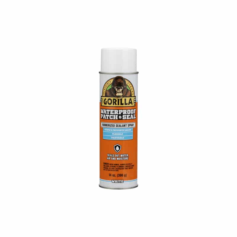Gorilla White Rubber Waterproof Patch & Seal Spray 14 oz