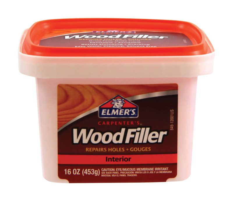 Elmer's Carpenter's Light Brown Wood Filler 16 oz