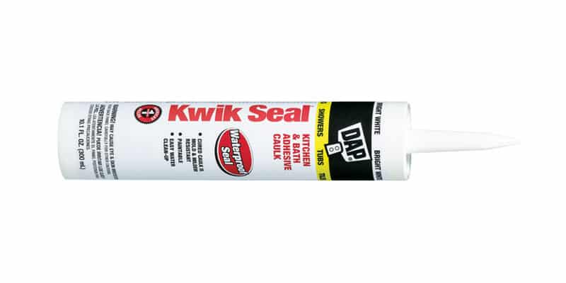 DAP Kwik Seal White Acrylic Latex Kitchen and Bath Adhesive Caulk 10.1 oz
