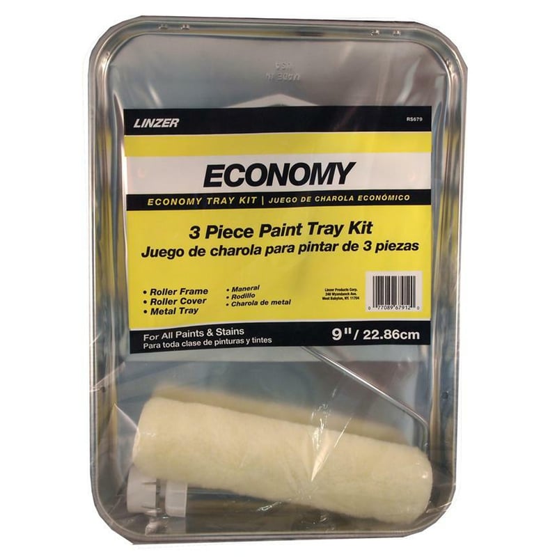 Linzer Regular Paint Roller Kit Threaded End