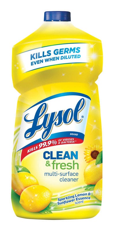 Lysol Clean and Fresh Lemon and Sunflower Scent Multi-Purpose Cleaner 40 oz 1 pk