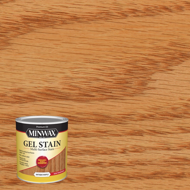 Minwax Gel Stain Semi-Transparent Antique Maple Oil-Based Gel Stain 1 qt