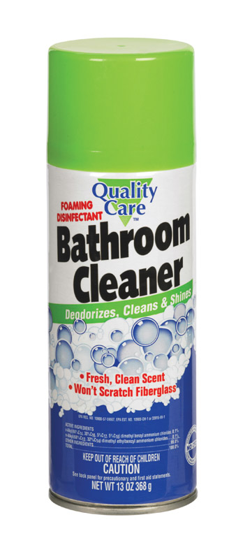 Quality Care Fresh Scent Bathroom Cleaner 13 oz Foam