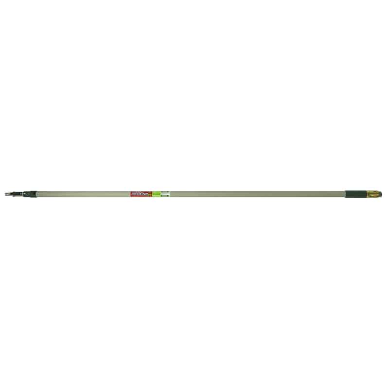 Wooster Sherlock GT Telescoping 12 ft. L X 1 in. D Aluminum/Fiberglass Extension Pole Black/Silver