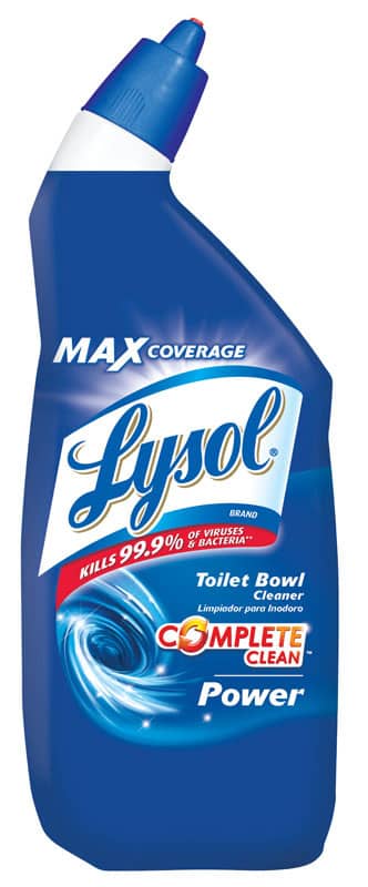 Lysol Power Wintergreen Scent Toilet Bowl Cleaner 24 oz Gel