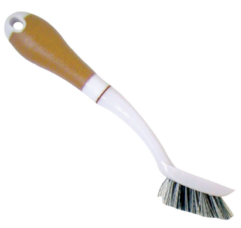 Quickie Home Pro 2.25 in. W Hard Bristle 7.5 in. Plastic/Rubber Handle Grout Brush