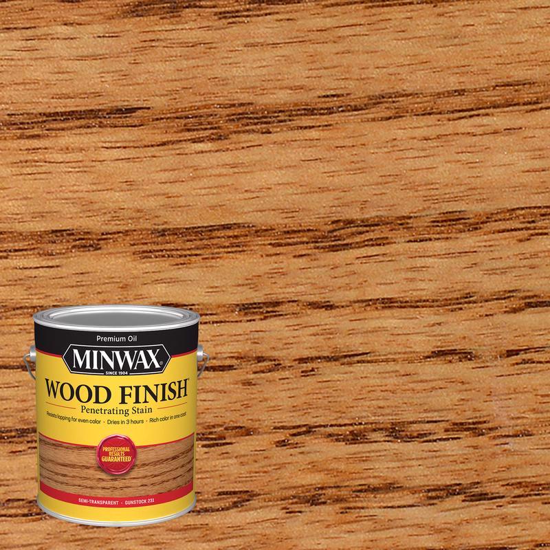 Minwax Wood Finish Semi-Transparent Gunstock Oil-Based Penetrating Stain 1 gal