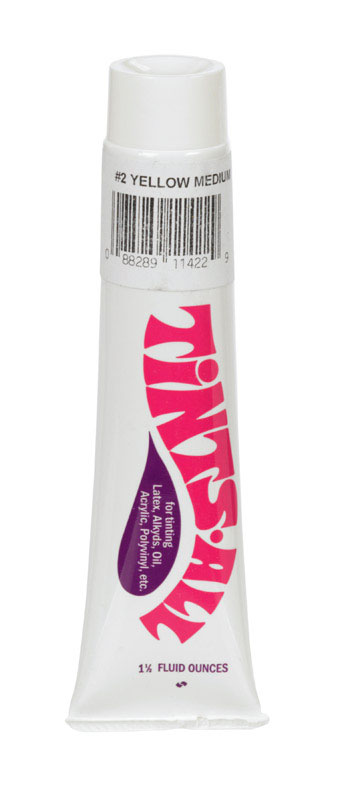 Tints-All Yellow Medium Paint Colorant 1.5 oz