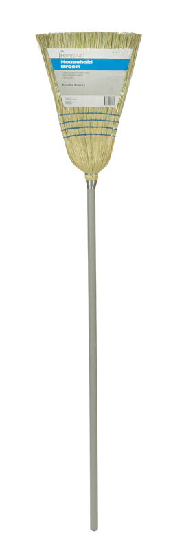 Home Plus 10 in. W Stiff Broomcorn/Yucca Broom