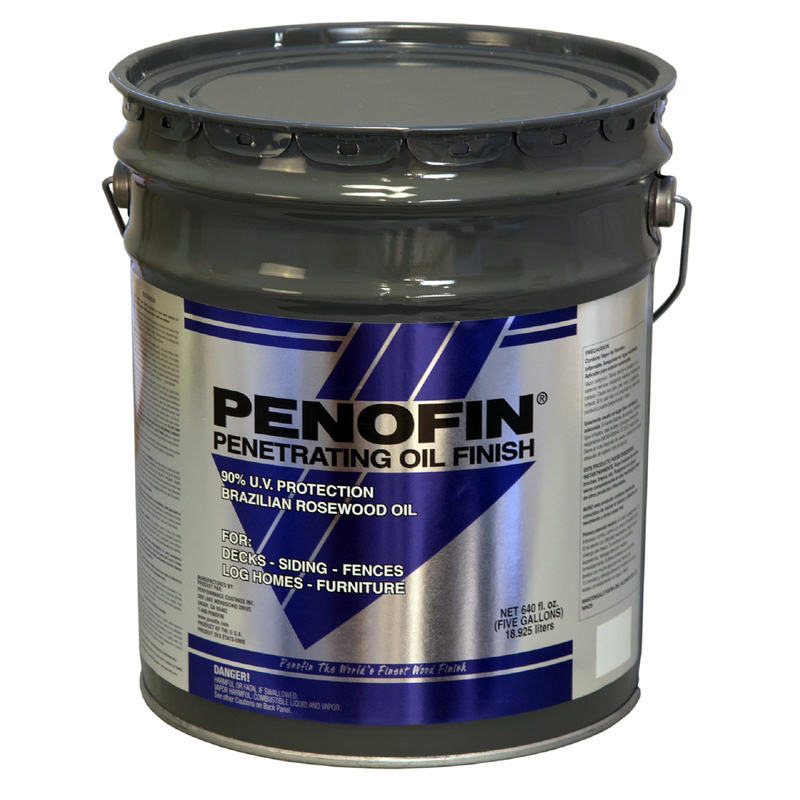 Penofin Semi-Transparent Sable Oil-Based Penetrating Wood Stain 5 gal
