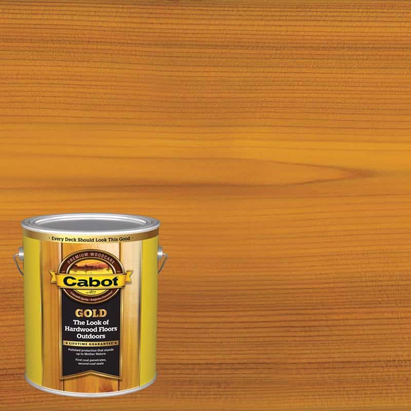 Cabot Gold Satin Sun-Drenched Oak Oil-Based Deck Varnish 1 gal