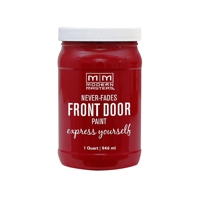 Modern Masters Satin Sophisticated Water Base Front Door Paint Exterior and Interior 1 qt