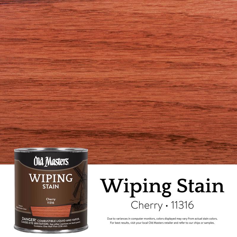 Old Masters Semi-Transparent Cherry Oil-Based Wiping Stain 0.5 pt