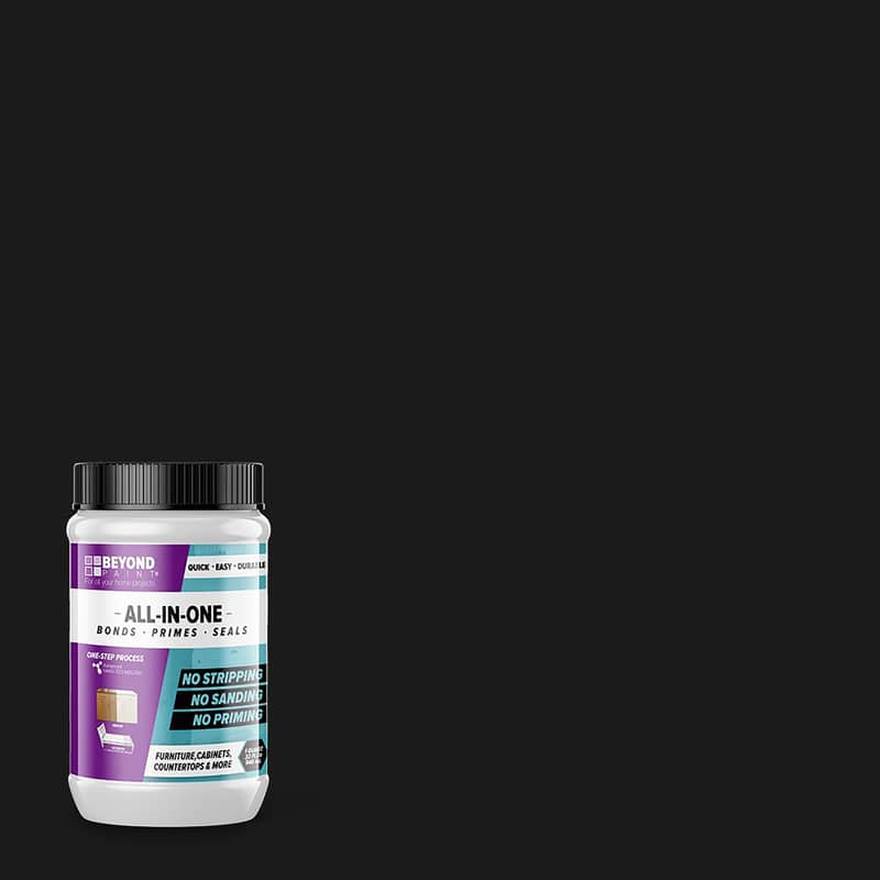 Beyond Paint Matte Licorice Water-Based Paint Exterior & Interior 1 qt