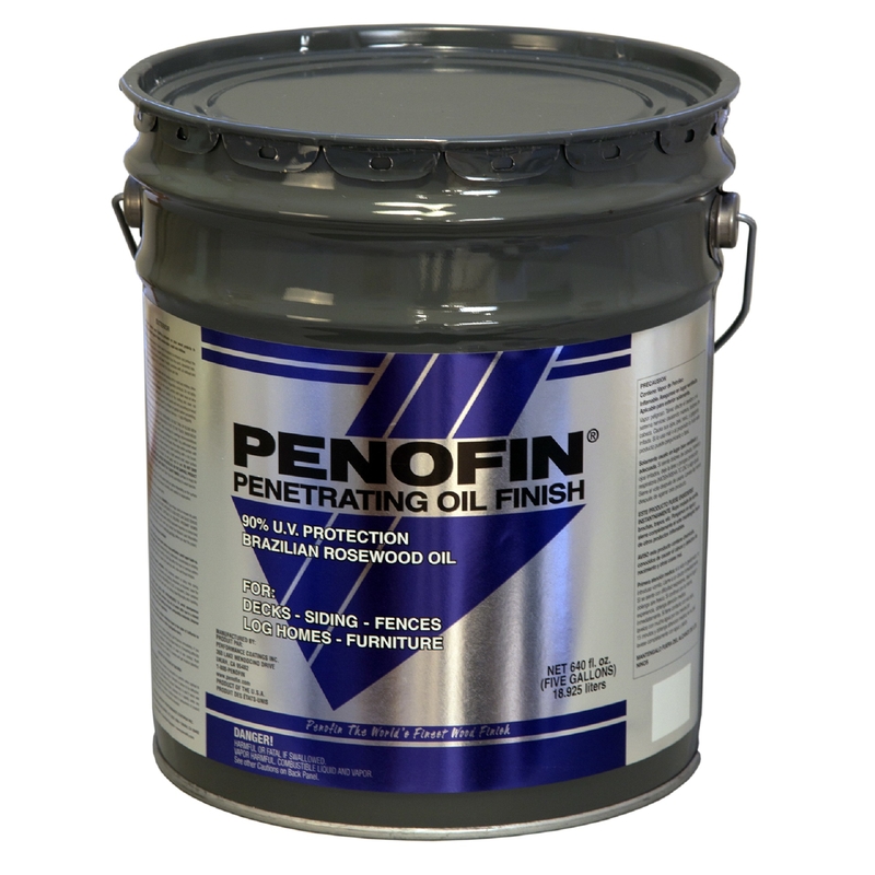 Penofin Semi-Transparent Redwood Oil-Based Penetrating Wood Stain 5 gal