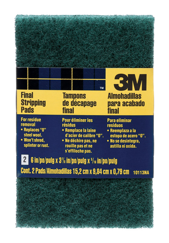 3M 6 in. L X 3-7/8 in. W X 5/16 in. Coarse Stripping Pad