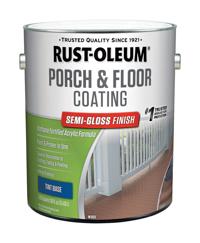 Rust-Oleum Porch & Floor Semi-Gloss Tint Base Porch and Floor Paint+Primer 1 gal