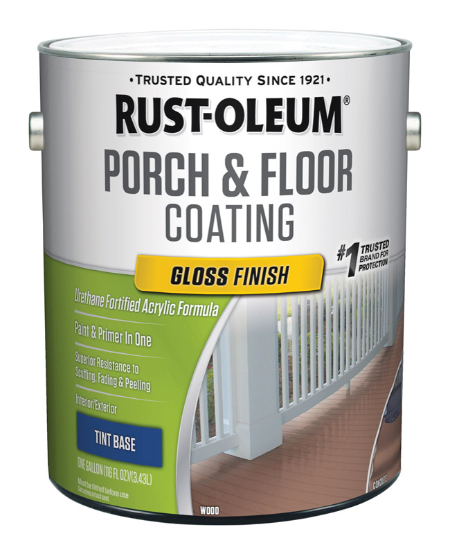 Rust-Oleum Porch & Floor Gloss Tint Base Porch and Floor Paint+Primer 1 gal