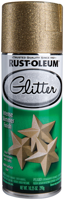 Rust-Oleum Specialty Glitter Gold Spray Paint 10.25 oz