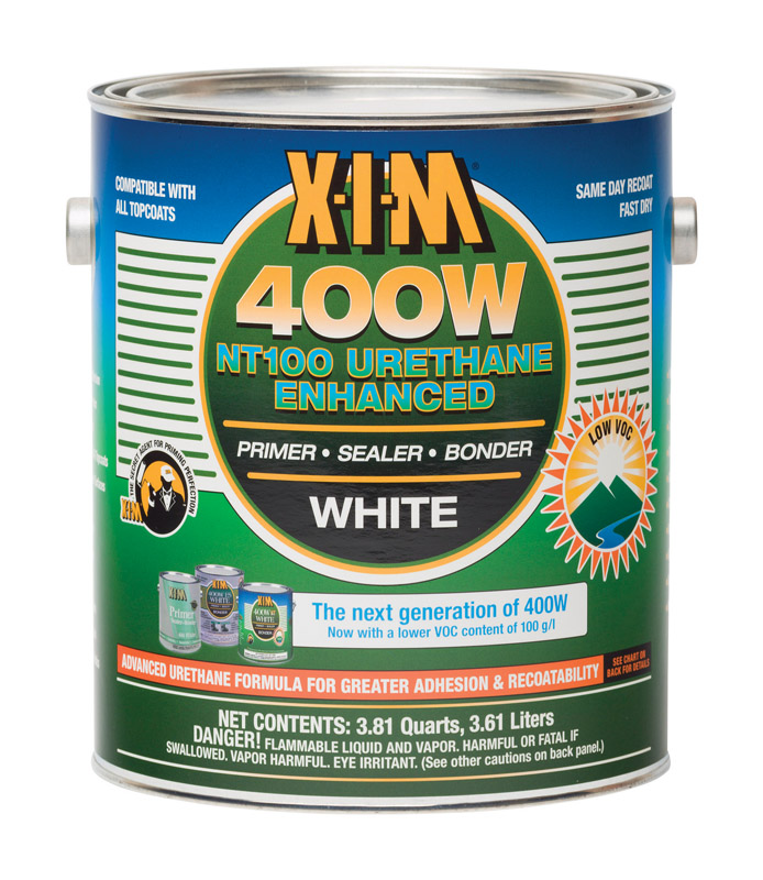 X-I-M 400W NT100 White Alkyd Primer, Sealer, Bonder 3.81 qt