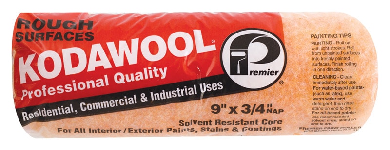 Premier Kodawool Polyester 9 in. W X 3/4 in. Paint Roller Cover 1 pk