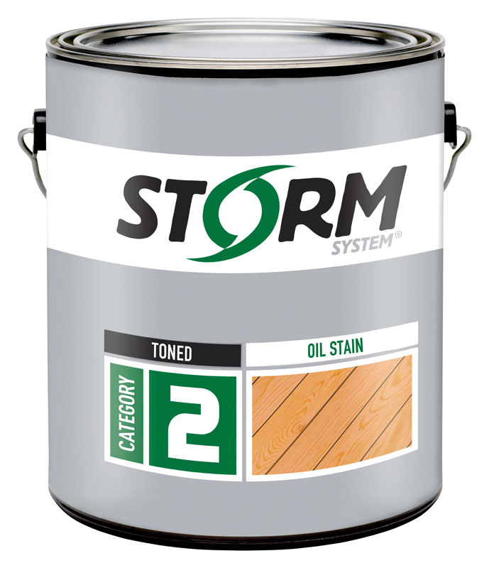 Storm System Transparent Teak Oil-Based Alkyd Exterior Stain 1 gal
