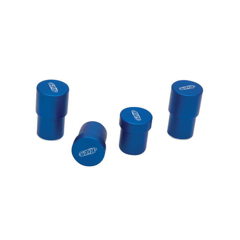 Kreg Adaptive Cutting System Aluminum Versa-Stops Blue 4 pc