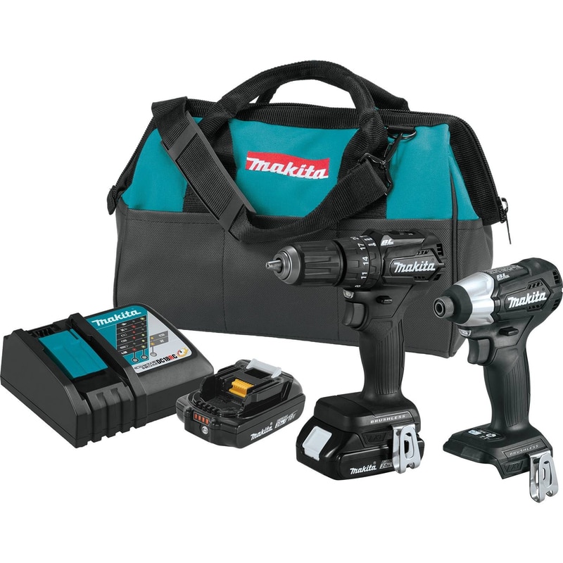 Makita LXT 18 V Cordless Brushless 2 Tool Combo Kit