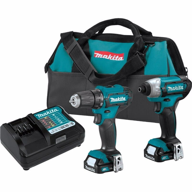 Makita CXT 12 V Cordless Brushed 2 Tool Combo Kit