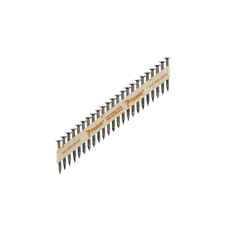 Paslode Positive Placement 2-1/2 in. Straight Strip Brite Metal Connector Nails 2500 pk