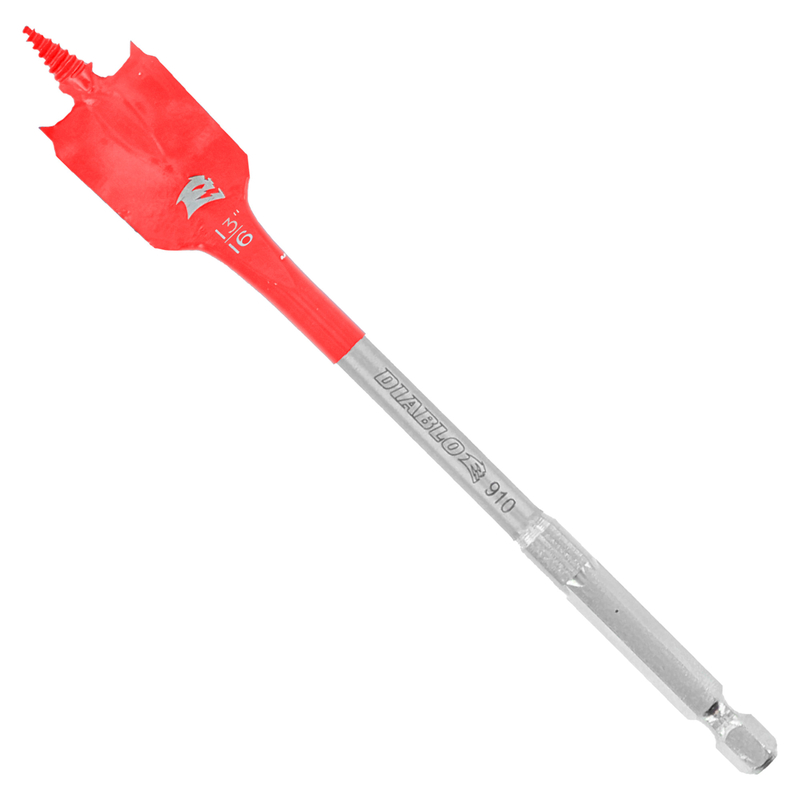 Diablo SPEEDemon 13/16 in. X 6 in. L High Speed Steel Spade Bit 1 pk