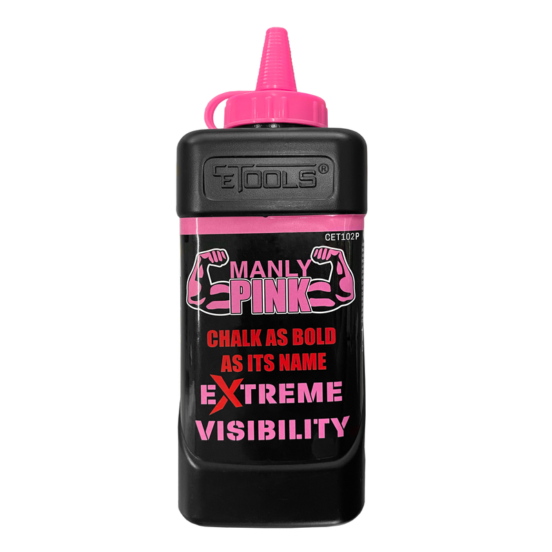 CE Tools Extreme Visibility 10 oz Standard Extreme Visibility Marking Chalk Fluorescent Pink 1 pk
