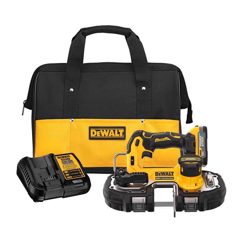 DEWALT 20V MAX ATOMIC with POWERSTACK Cordless Compact Band Saw Kit (Battery & Charger)