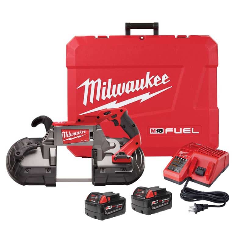 Milwaukee M18 Fuel 18 V 5 amps Cordless Deep Cut Band Saw Kit (Battery & Charger)
