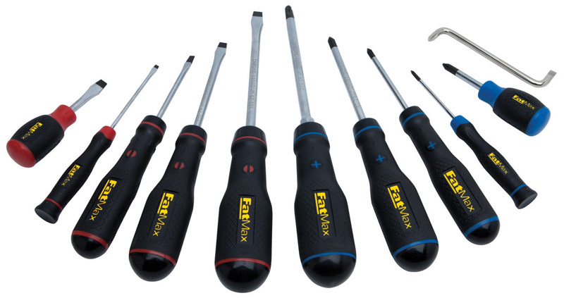 Stanley FatMax 11 pc Screwdriver and Bit Set Assorted in.
