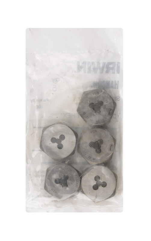 Irwin Hanson High Carbon Steel SAE Hexagon Die 10-32 1 pc
