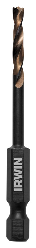 Irwin Turbomax 9/64 in. X 2-2/3 in. L Steel Impact Drill Bit 1 pc