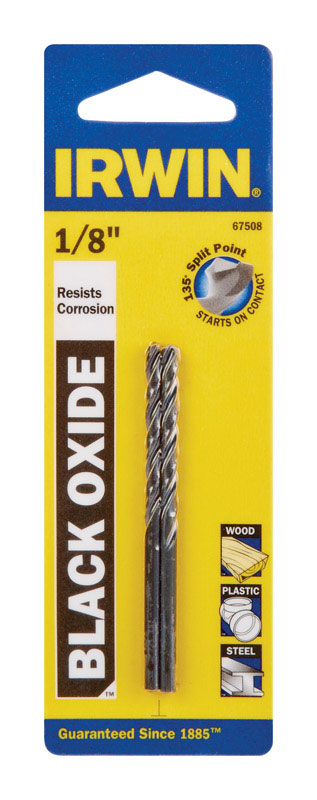 Irwin 1/8 in. X 2-3/4 in. L High Speed Steel Drill Bit Set 2 pc