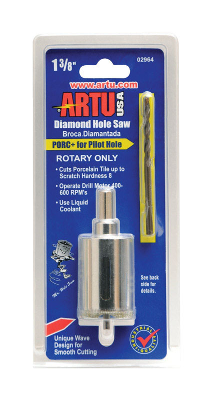 ARTU 1-3/8 in. Carbide Grit Hole Saw 1 pc