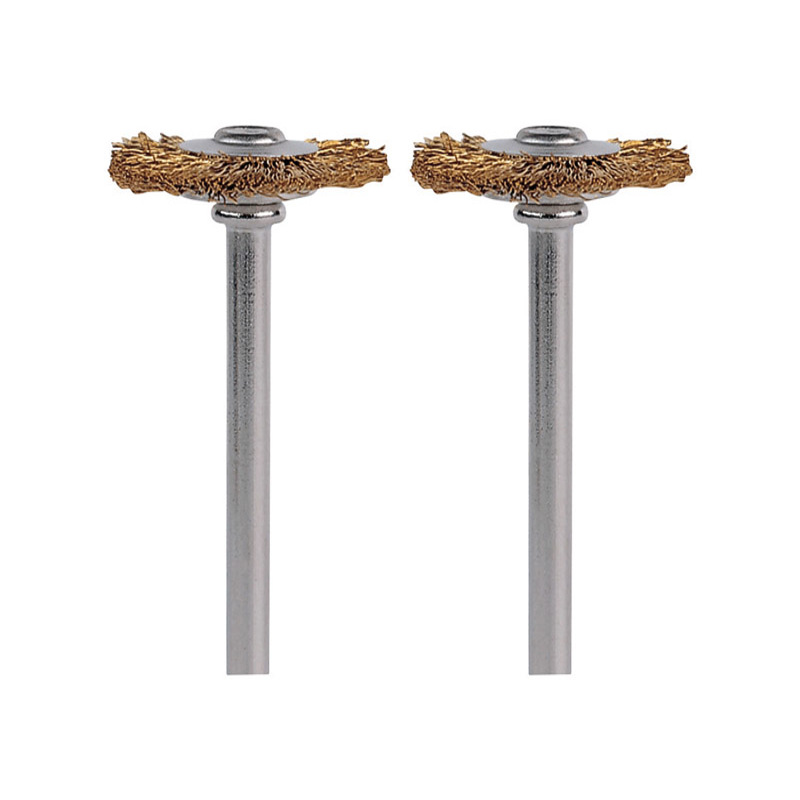 Dremel 3/4 in. X 1.7 in. L Brass Brass Brush 2 pk