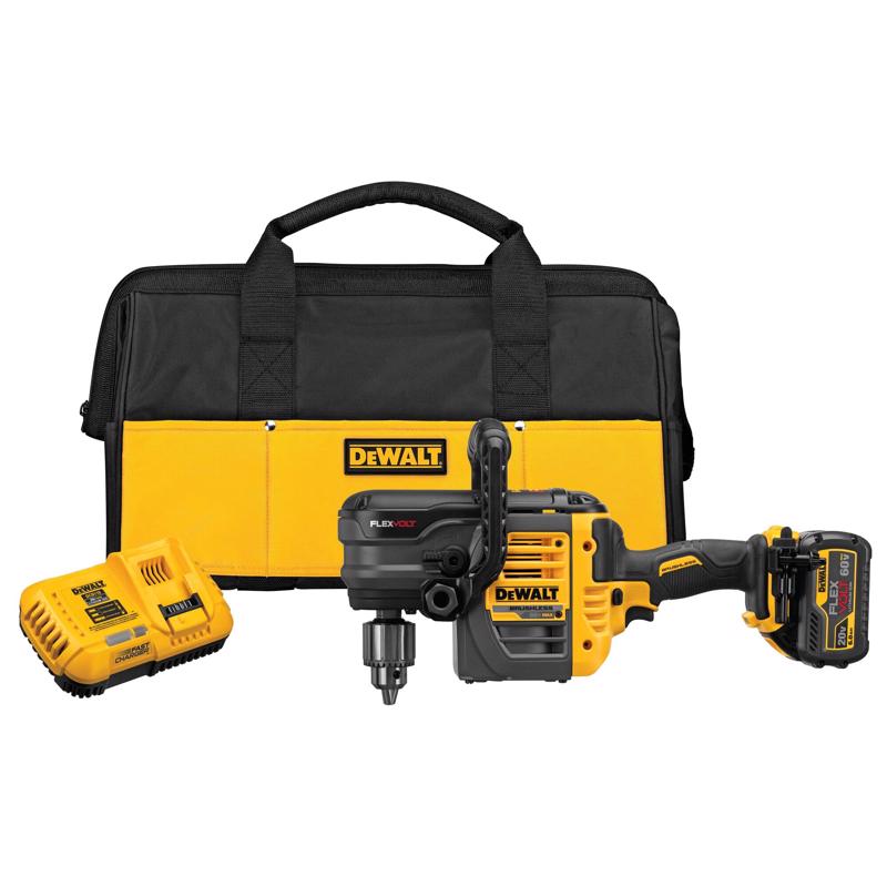 DEWALT FLEXVOLT 60 V 1/2 in. Brushless Cordless VSR Stud and Joist Drill Kit (Battery & Charger)