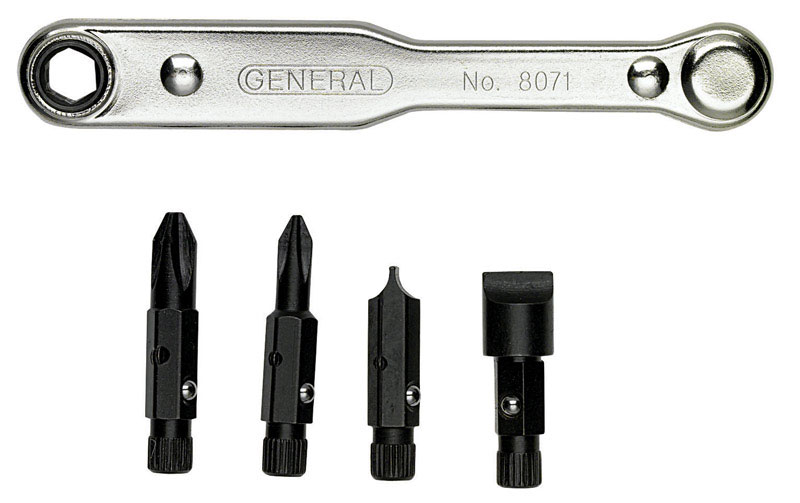 General 5 pc Multi-Bit Screwdriver Set