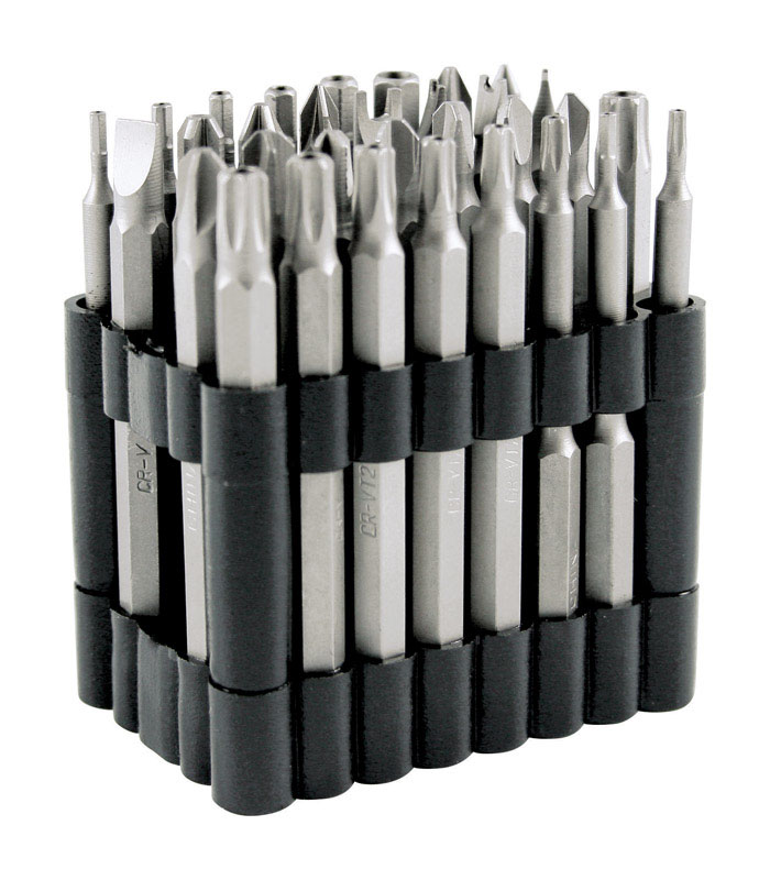 Performance Tool Assorted 3 in. L Security Bit Set Multi-Material 32 pc