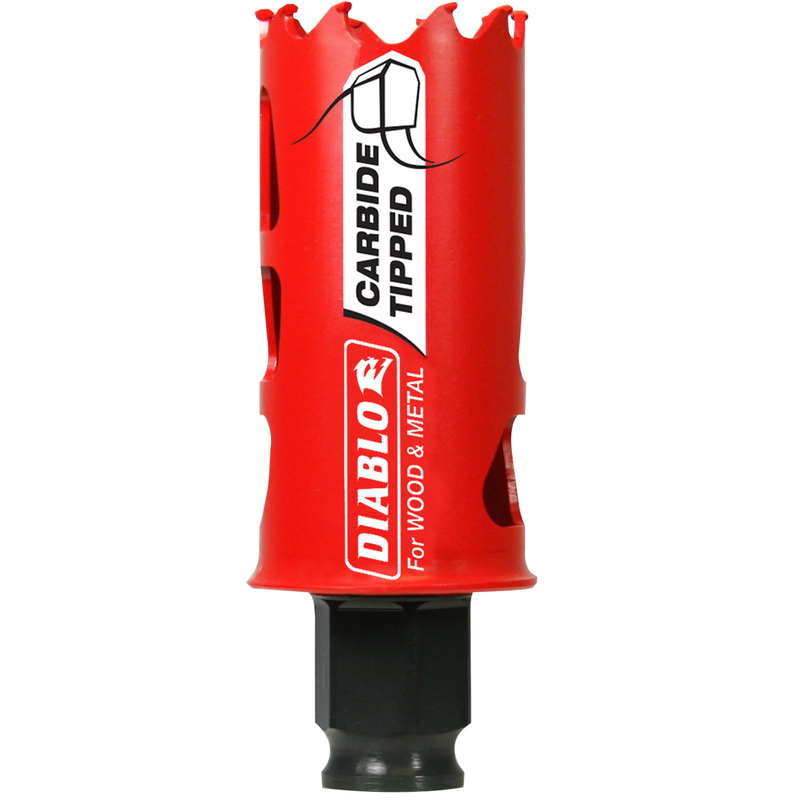 Diablo 1-1/4 in. Carbide Tipped Diablo Mandrel Hole Saw 1 pc