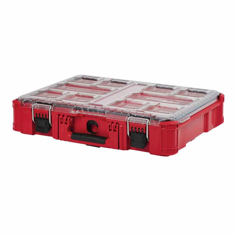 Milwaukee Packout 15 in. W X 4.61 in. H Storage Organizer Impact-Resistant Poly 10 compartments Red