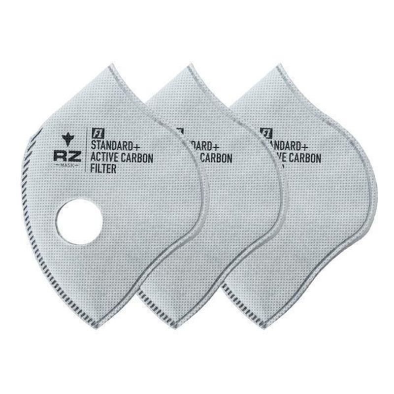 RZ Mask Multi-Purpose Replacement Active Carbon Filter F1 Gray L 3 pc